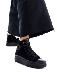 REFRESH Donna Sneakers alta 172303 Nero