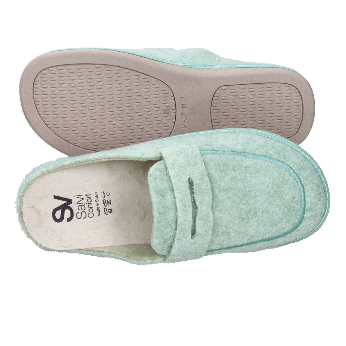 SALVI Donna Ciabatta invernale 61L-001 Acquamarina