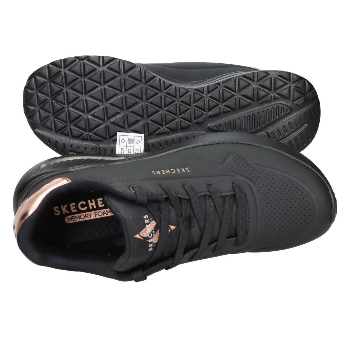SKECHERS Donna Sneakers bassa 177291 Nero