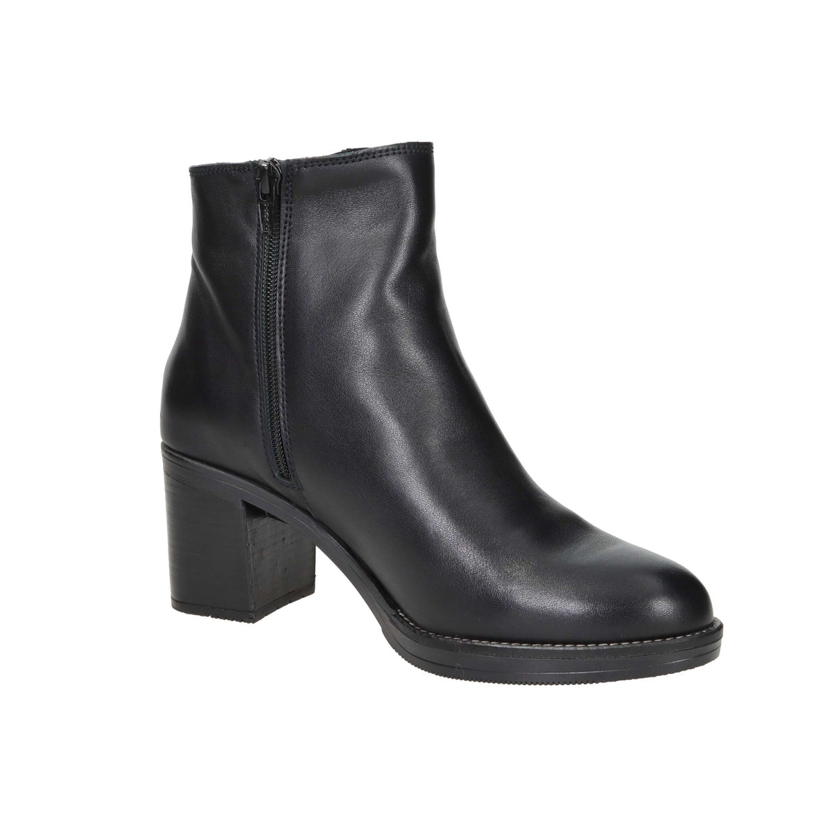 PORRONET Donna Stivaletti tacco 4780 Nero
