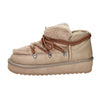 D.Franklin Damen Flache Stiefeletten DFSH370011 Braun