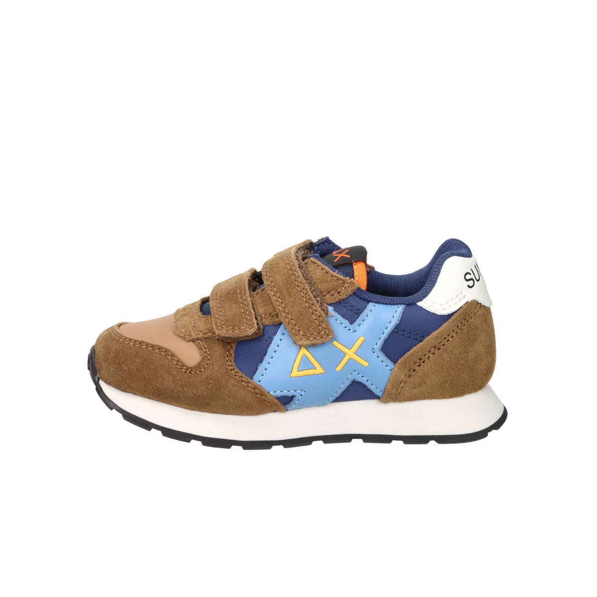 SUN68 Bambini e ragazzi Sneakers bassa Z45314B Marrone/Blu
