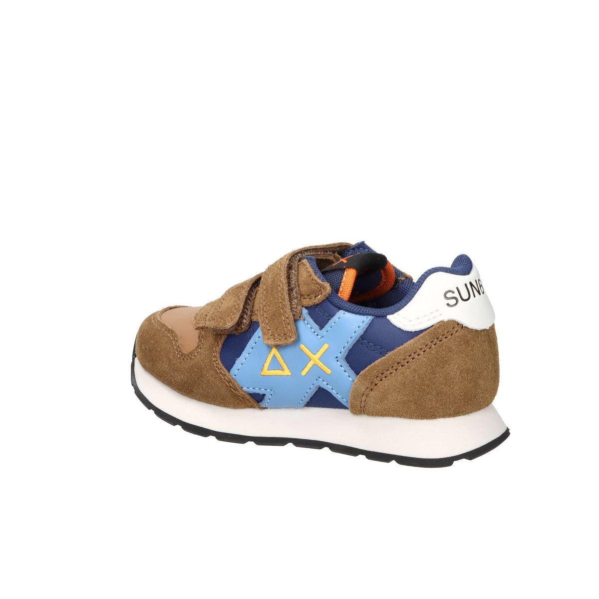 SUN68 Bambini e ragazzi Sneakers bassa Z45314B Marrone/Blu