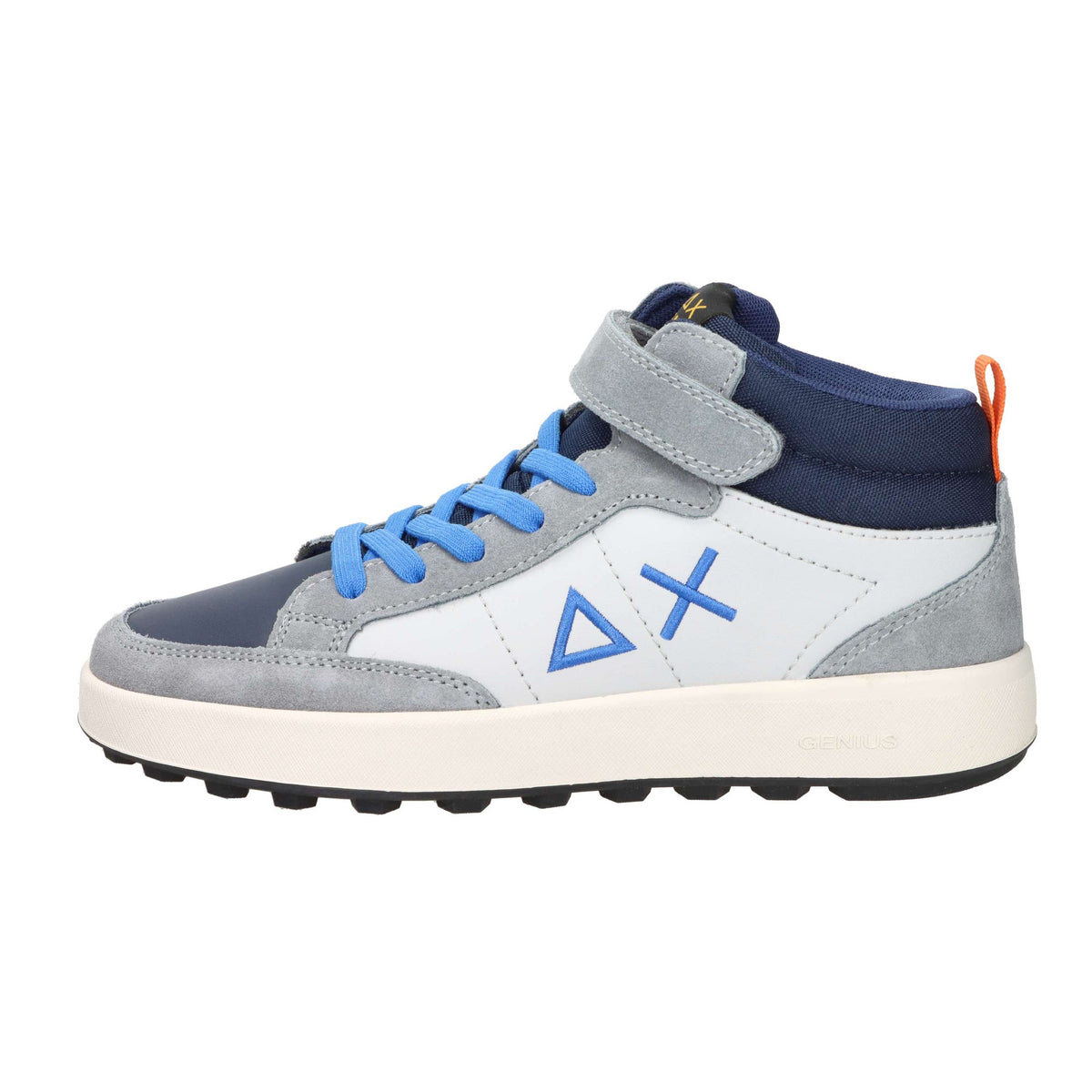 SUN68 Bambini e ragazzi Sneakers alta Z45335T Grigio/Blu