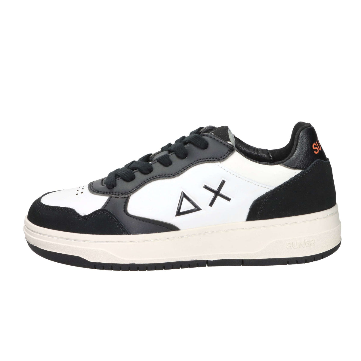SUN68 Bambini e ragazzi Sneakers bassa Z45348T Bianco/Nero