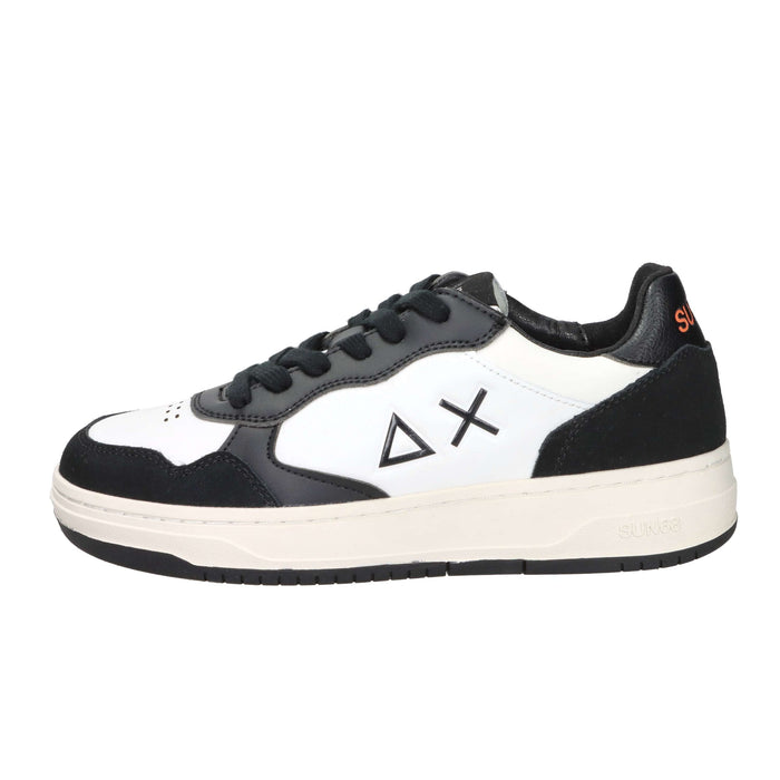 SUN68 Bambini e ragazzi Sneakers bassa Z45348T Bianco/Nero