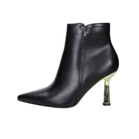 FERRE' Donna Stivaletti tacco F-613 Nero