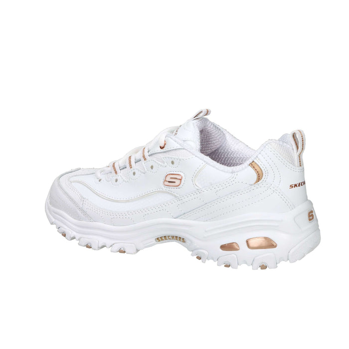 SKECHERS Donna Sneakers bassa 11931 Bianco/Cipria