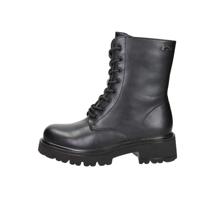 4Us Paciotti Bambine e ragazze Anfibi 4BX119 Nero