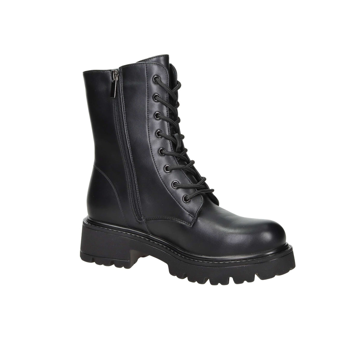 4Us Paciotti Bambine e ragazze Anfibi 4BX119 Nero
