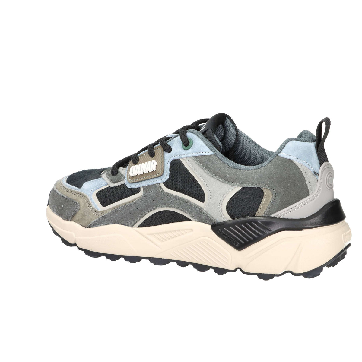 COLMAR Uomo Sneakers bassa GARNER GROUND Nero/Grigio