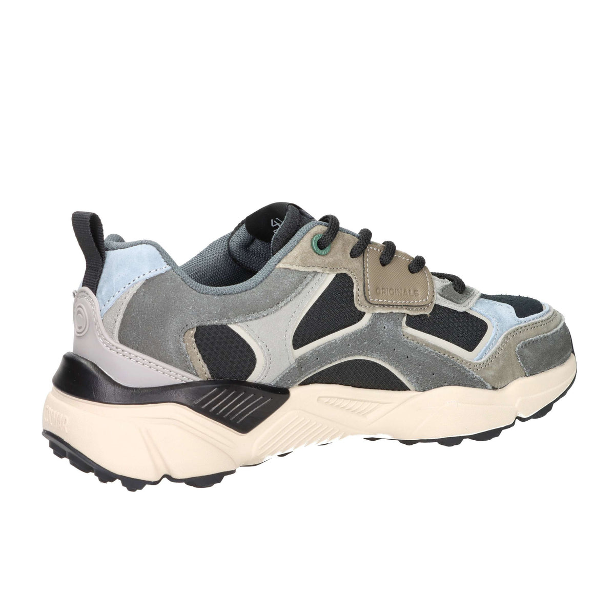 COLMAR Uomo Sneakers bassa GARNER GROUND Nero/Grigio