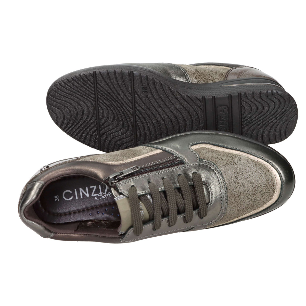 CINZIA SOFT Donna Sneakers bassa IV093992 Antracite