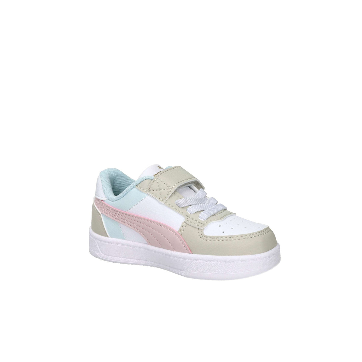 Puma Bambine e ragazze Sneakers bassa 394463 Bianco/Rosa