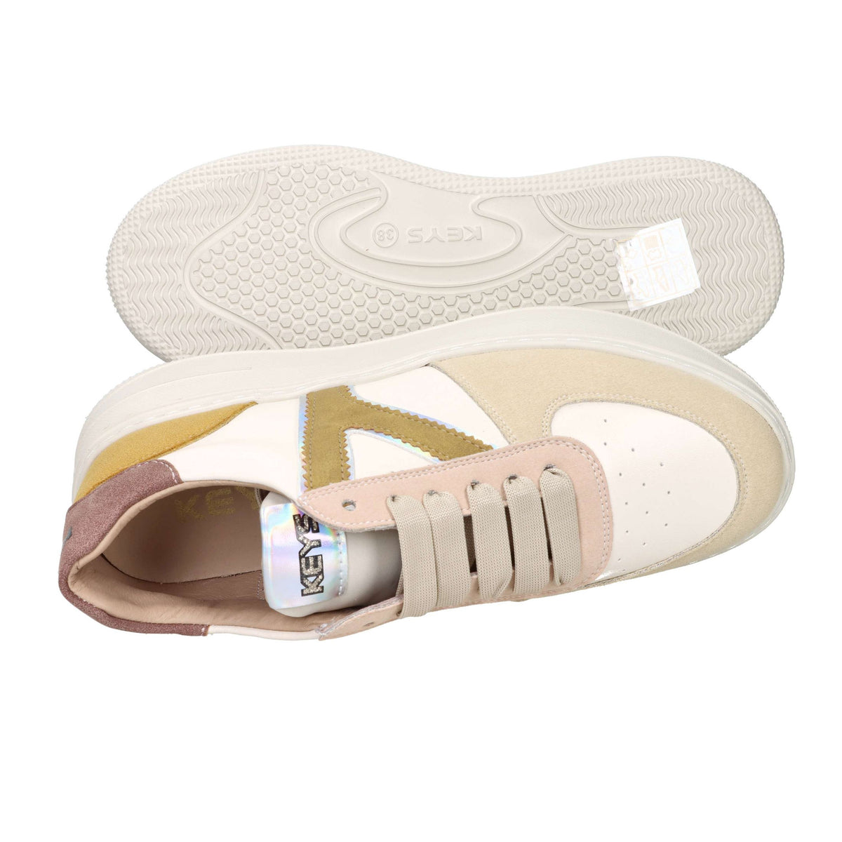 KEYS Donna Sneakers bassa K-11211 Beige