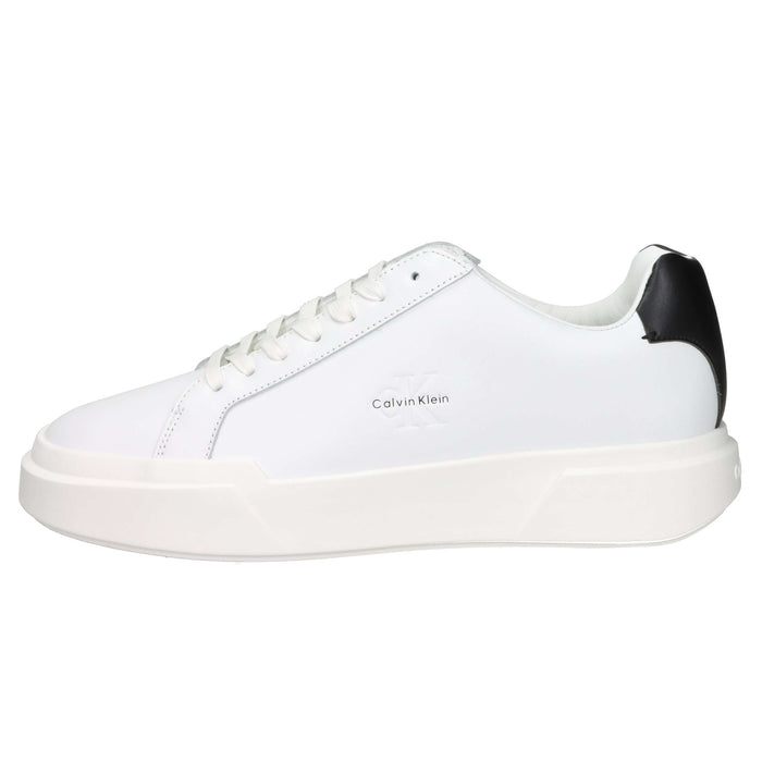 CALVIN KLEIN Uomo Sneakers bassa YM0YM01344 Bianco/Nero