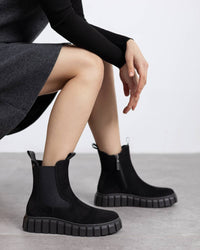 REFRESH Donna Stivaletti zeppa 173088 Nero