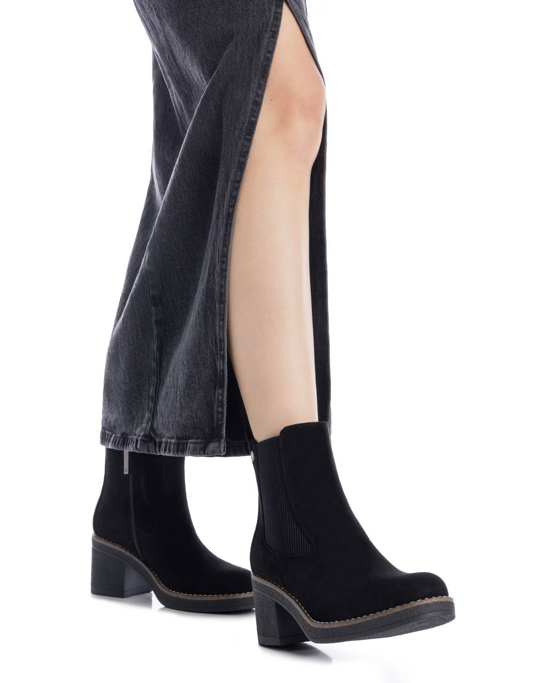REFRESH Donna Stivaletti tacco 173039 Nero