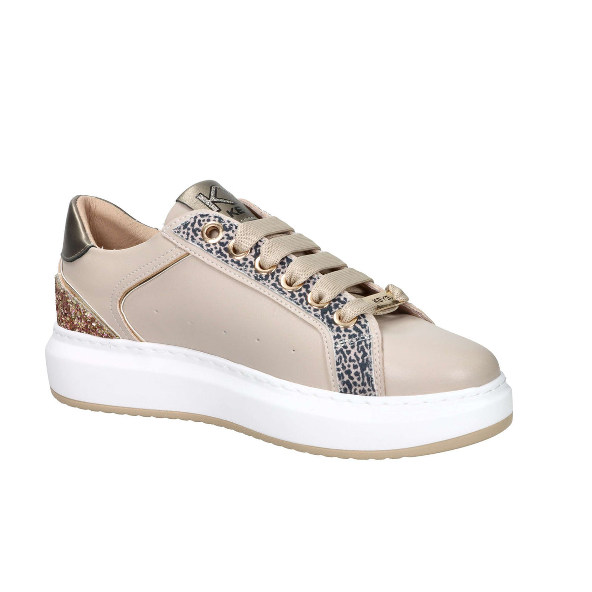 KEYS Donna Sneakers bassa K-11201 Taupe