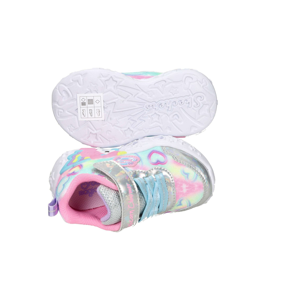 SKECHERS Bambine e ragazze Sneakers bassa 303064N Argento