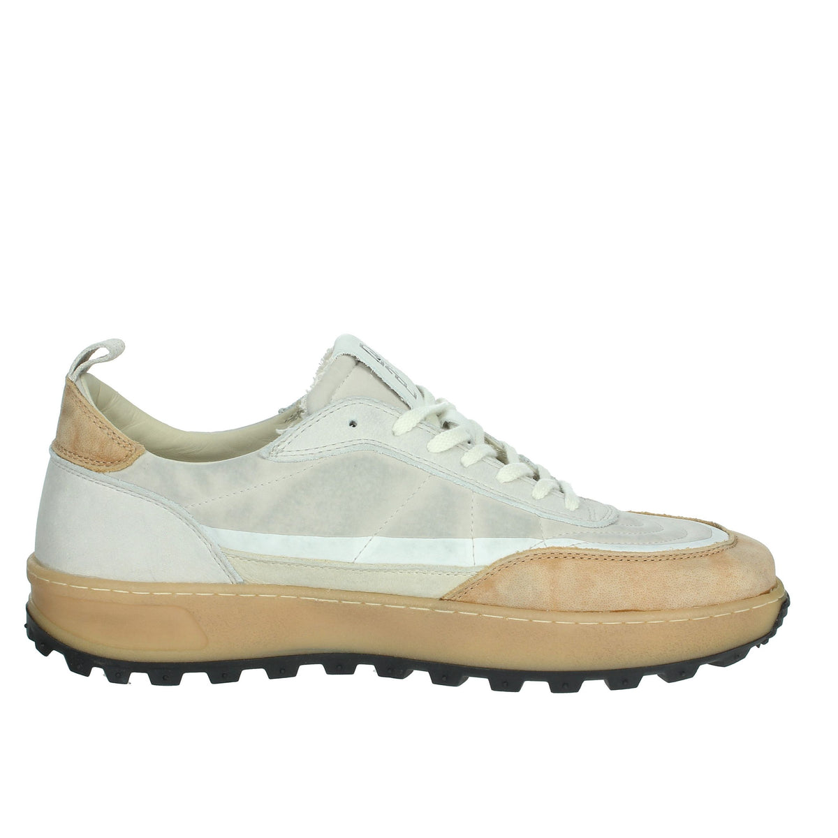D.A.T.E. Uomo Sneakers bassa M411-K2-OD-GY Beige/Cuoio