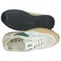 D.A.T.E. Uomo Sneakers bassa M411-K2-OD-GY Beige/Cuoio