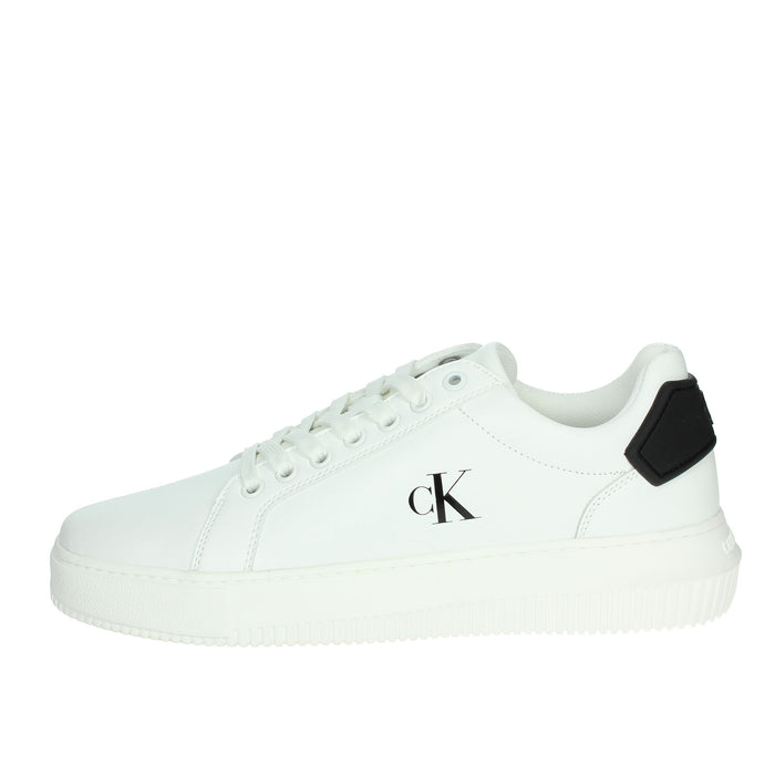 CALVIN KLEIN JEANS Uomo Sneakers bassa YM0YM01296 Bianco/Nero