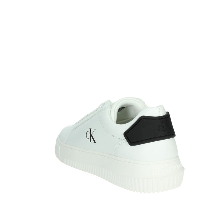 CALVIN KLEIN JEANS Uomo Sneakers bassa YM0YM01296 Bianco/Nero