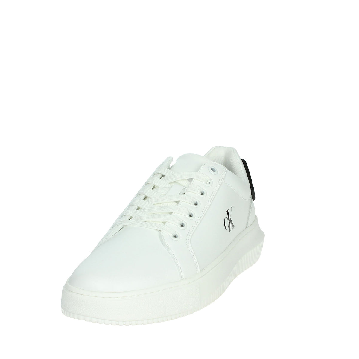 CALVIN KLEIN JEANS Uomo Sneakers bassa YM0YM01296 Bianco/Nero