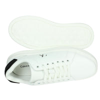 CALVIN KLEIN JEANS Uomo Sneakers bassa YM0YM01296 Bianco/Nero