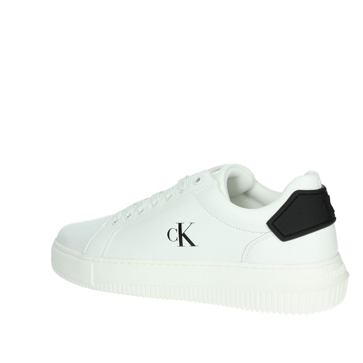 CALVIN KLEIN JEANS Uomo Sneakers bassa YM0YM01296 Bianco/Nero