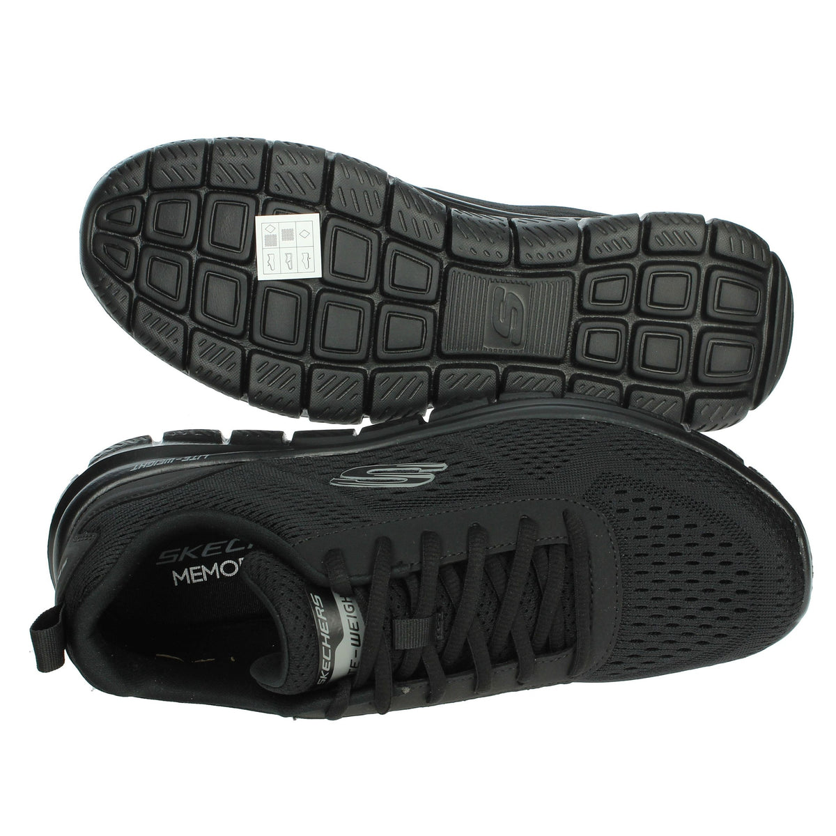 SKECHERS Uomo Sneakers bassa 232758 Nero