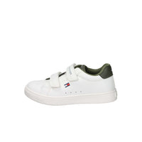 Tommy Hilfiger Bambini e ragazzi Sneakers bassa T1X9-34062-1355 Bianco/Verdone