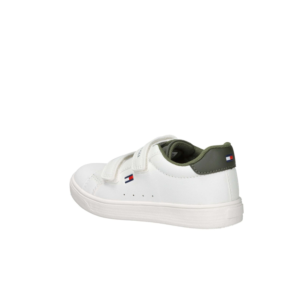 Tommy Hilfiger Bambini e ragazzi Sneakers bassa T1X9-34062-1355 Bianco/Verdone