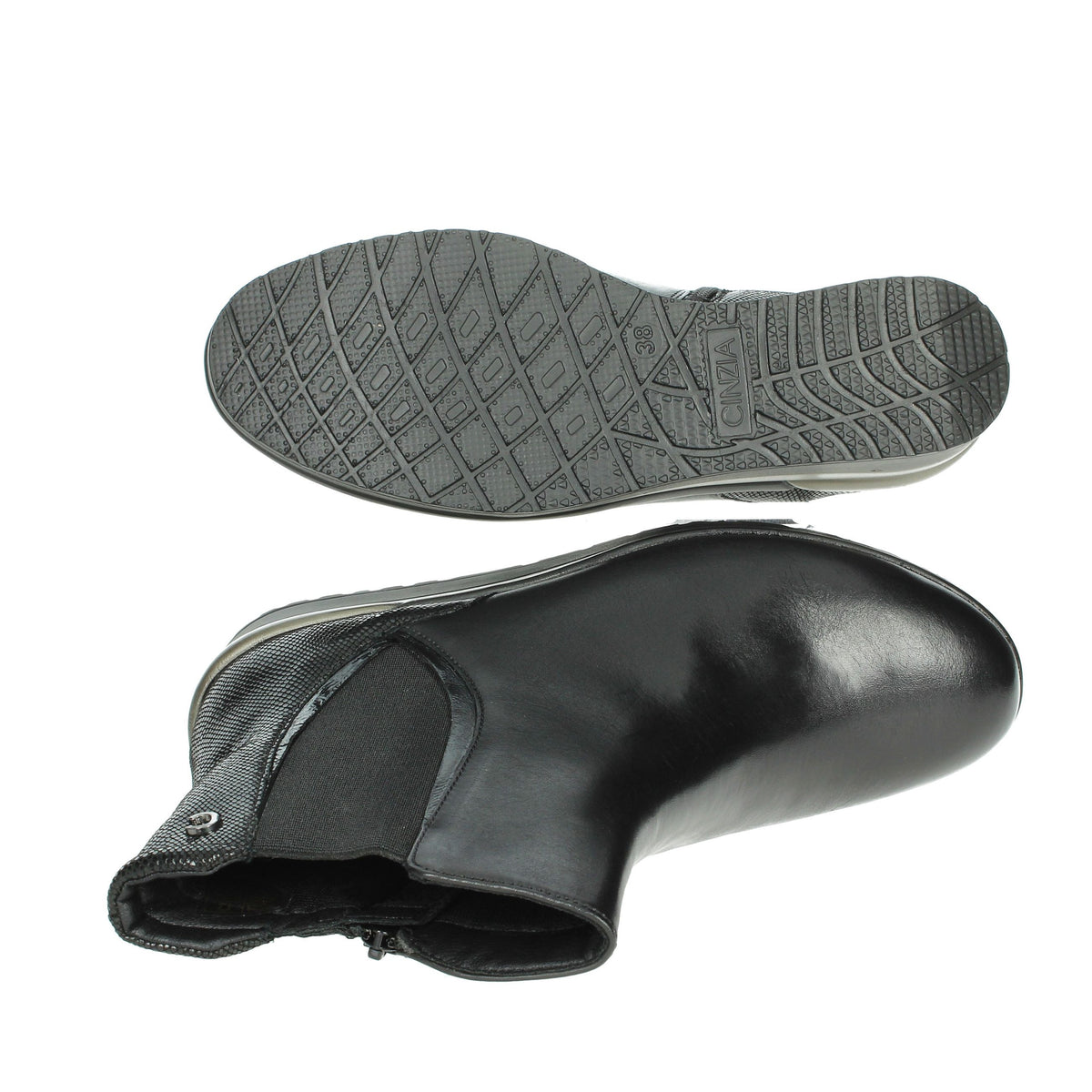 CINZIA SOFT Donna Stivaletti zeppa IV8822569 Nero