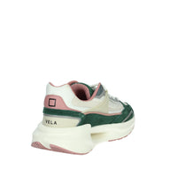 D.A.T.E. Donna Sneakers bassa W411-VL-CO-GR Beige/Verde