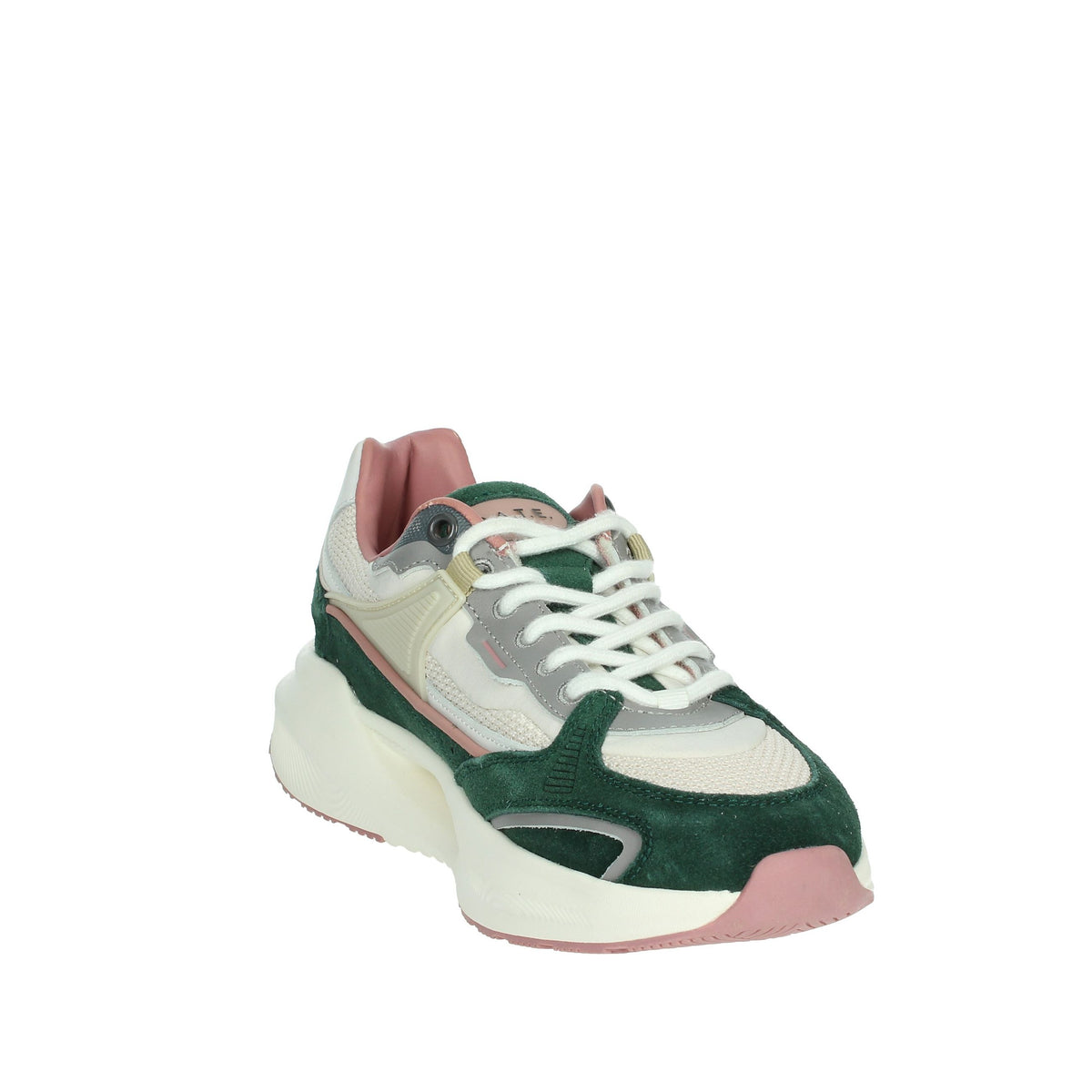 D.A.T.E. Donna Sneakers bassa W411-VL-CO-GR Beige/Verde