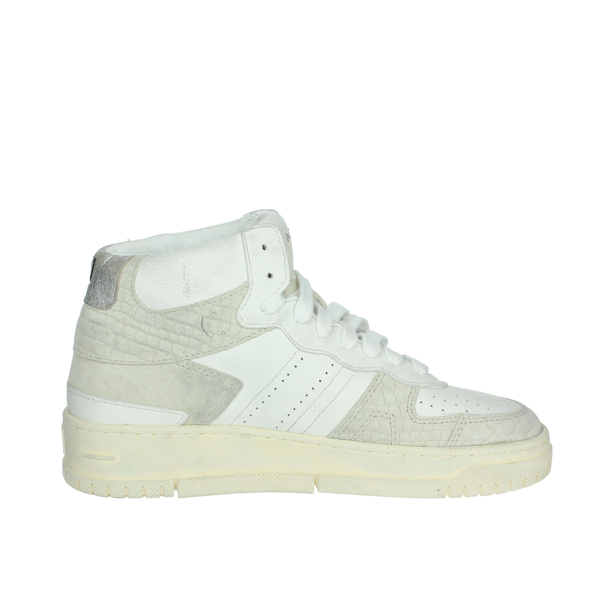 D.A.T.E. Donna Sneakers alta W411-TH-CA-CC Bianco