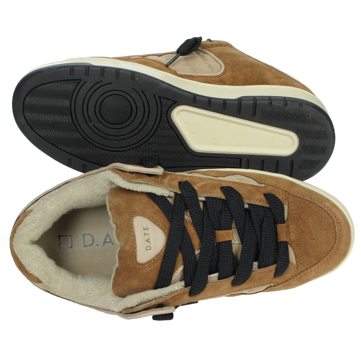 D.A.T.E. Uomo Sneakers bassa M411-SK-NY-CU Cuoio