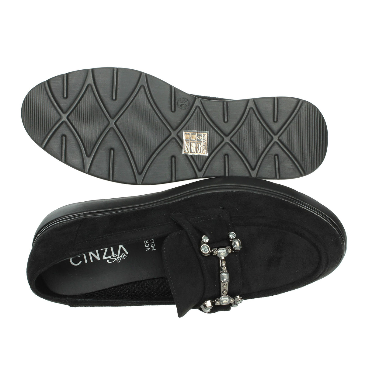 CINZIA SOFT Donna Mocassino CI2018S Nero