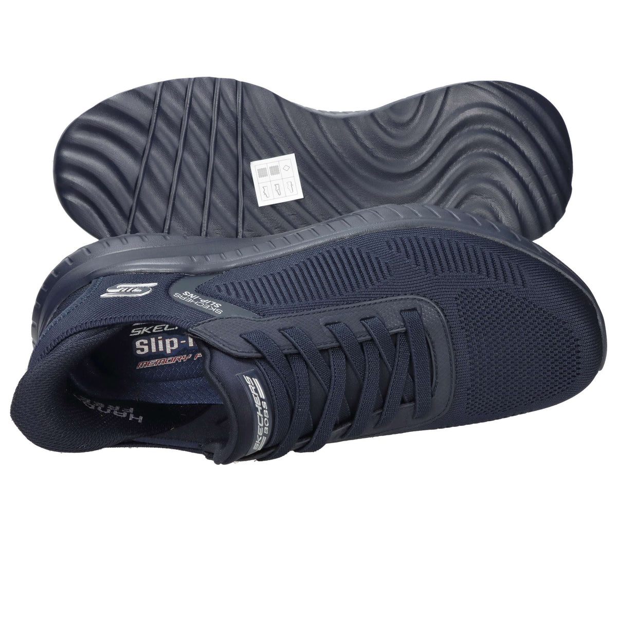 SKECHERS Uomo Slip-on 118312 Blu