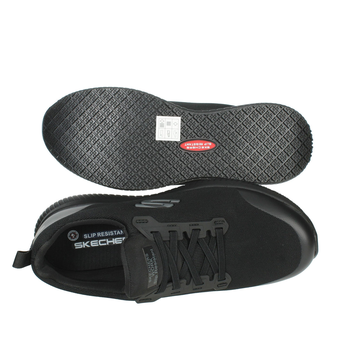 SKECHERS Uomo Slip-on 200051EC Nero