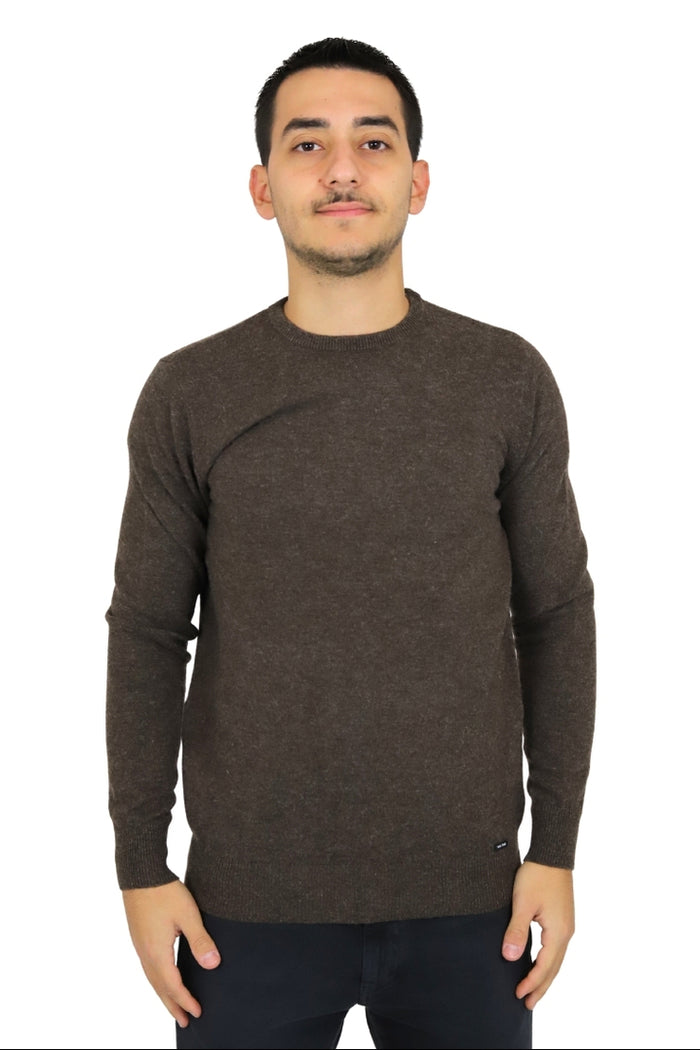 TAKE TWO Uomo Maglione UT00600 Marrone