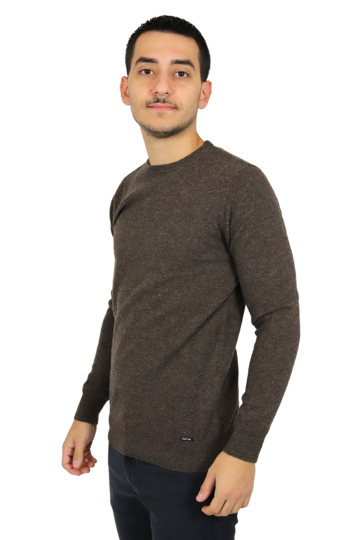 TAKE TWO Uomo Maglione UT00600 Marrone