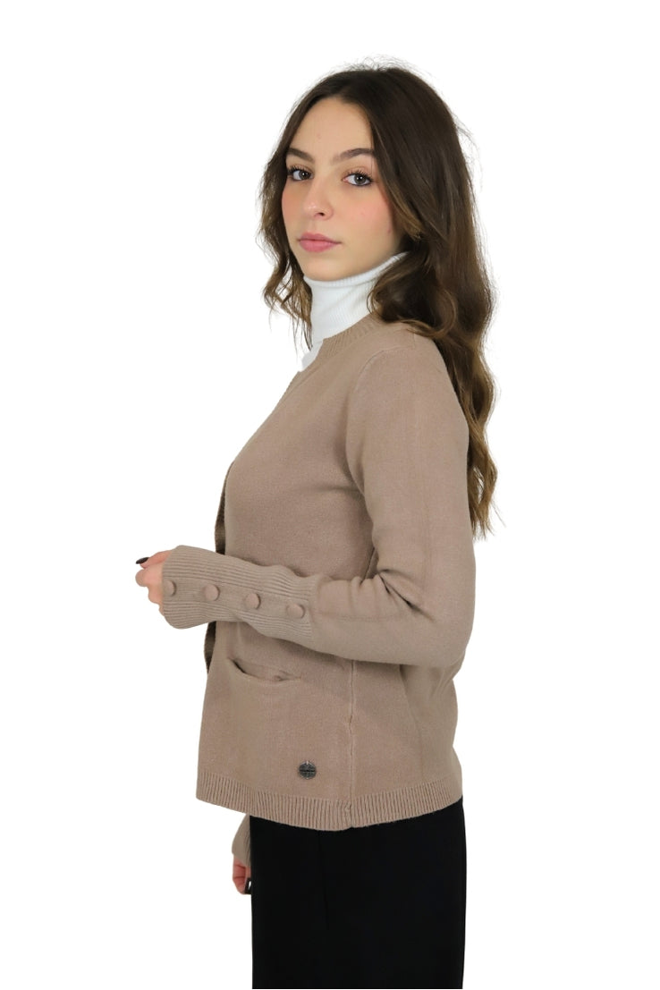 TAKE TWO Donna Cardigan DT00311 Cammello