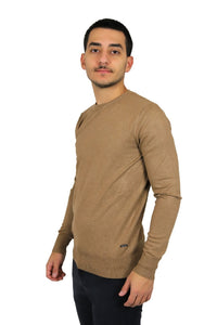 TAKE TWO Uomo Maglione UT00450 Cammello