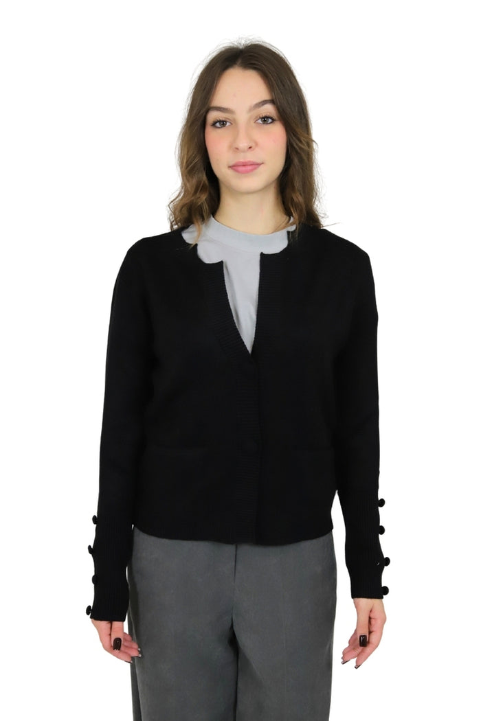 TAKE TWO Donna Cardigan DT00311 Nero