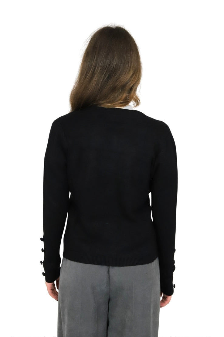 TAKE TWO Donna Cardigan DT00311 Nero