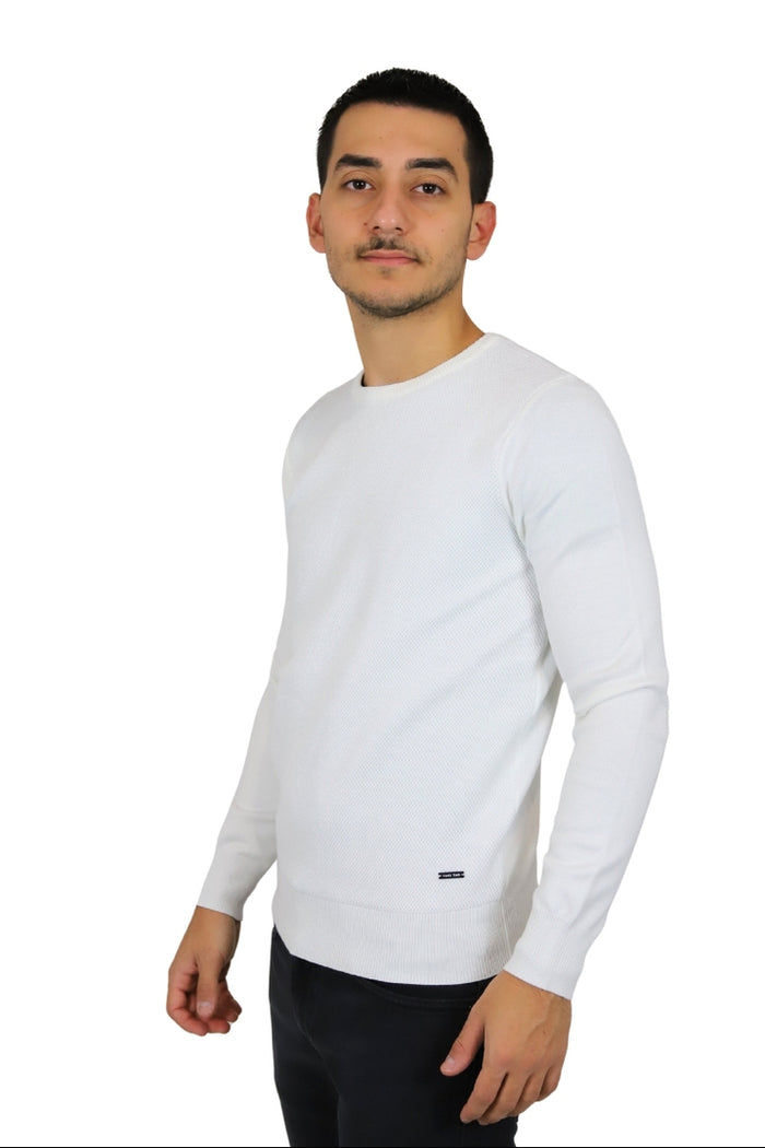 TAKE TWO Uomo Maglione UT00462 Panna