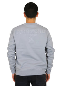 RICHMOND X Uomo Felpa UMA25005FE Grigio